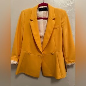 NWT | ZARA | Beautiful Yellow Blazer